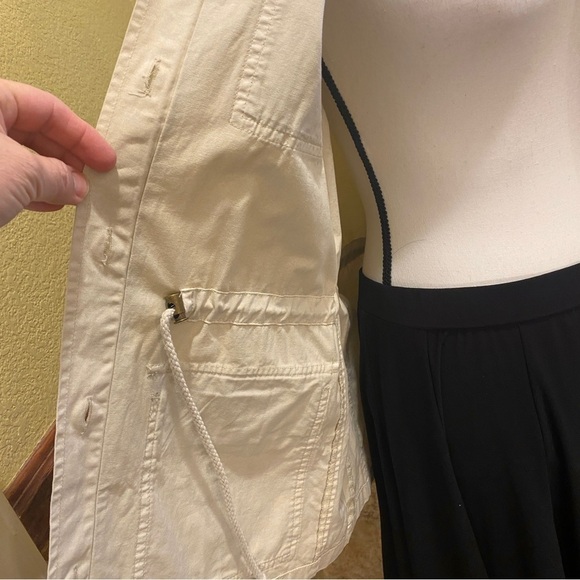 Buffalo David Bitton Women's Jacket Military Utility Style Beige Tan Size Med - Picture 3 of 8